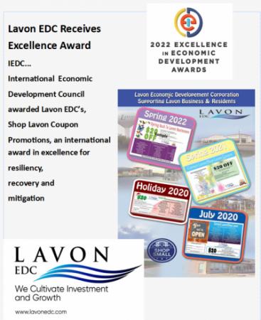 Award of Excellence for Lavon EDC 